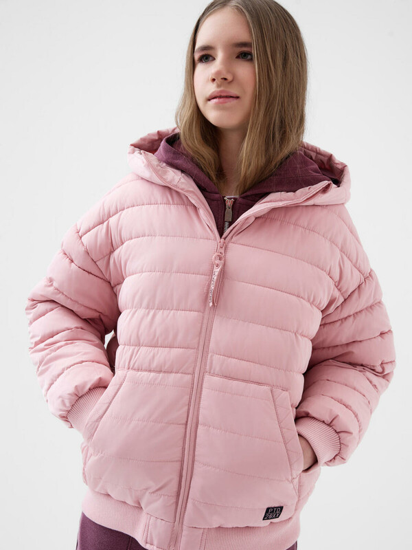 Куртка текстильная с полиуретановым покрытием для девочек