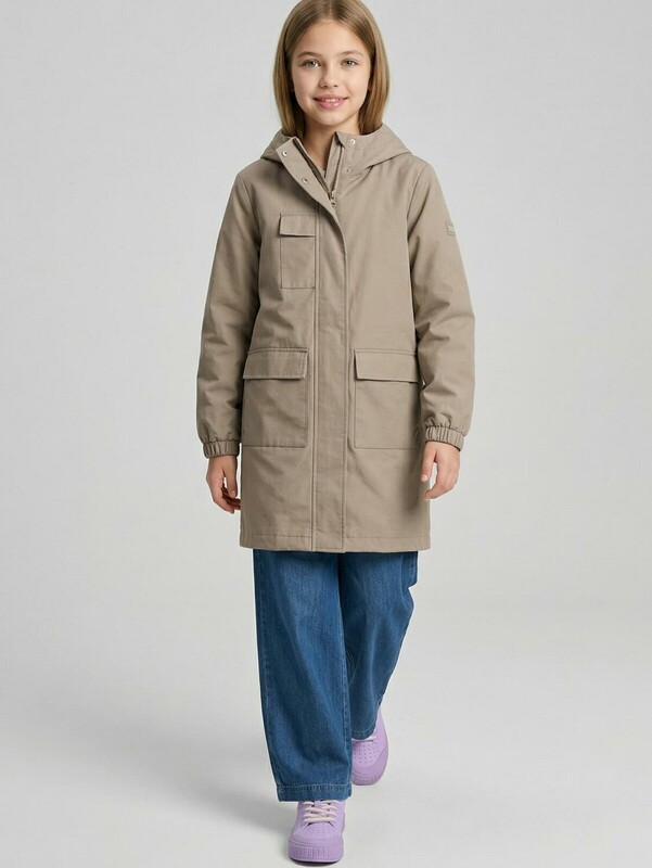 Плащ текстильный с полиуретановым покрытием для девочек