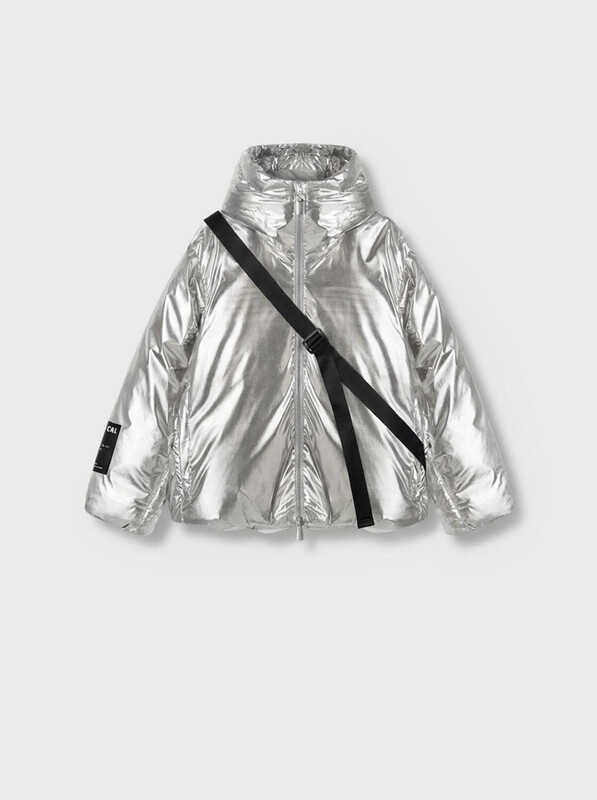 Комплект для девочек: куртка текстильная с полиуретановым покрытием, сумка