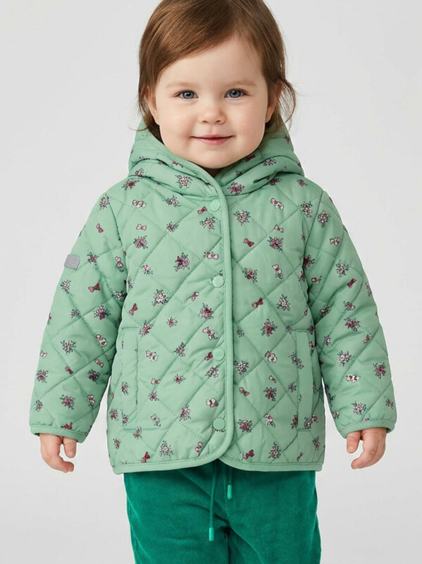 Куртка детская текстильная с полиуретановым покрытием для девочек