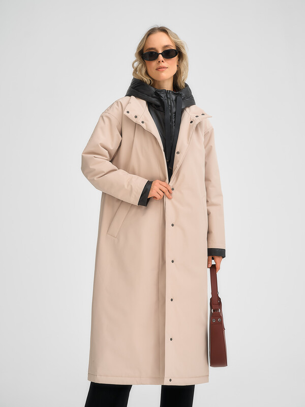 Плащ утепленный