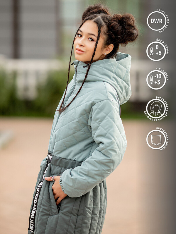 523-23в-1 Пальто для девочки "Ребекка"