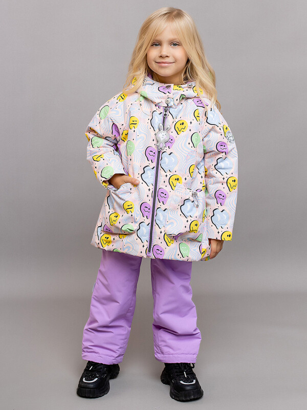 616-24в-1 Комплект для девочки со снудом "Элина"