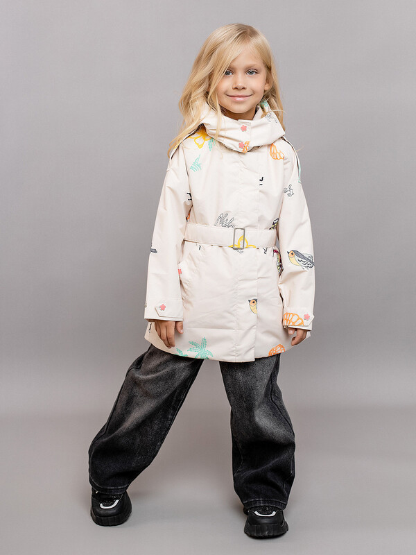 647-24в-2 Тренч для девочки "Герми"