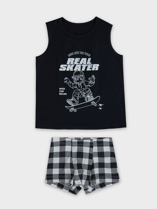 КОМПЛЕКТ ДЛЯ МАЛЬЧИКОВ (МАЙКА, ТРУСЫ) 443002