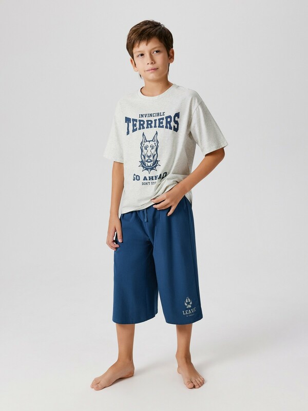 Набор детский для мальчиков ((1)футболка и (2)шорты) Djastin