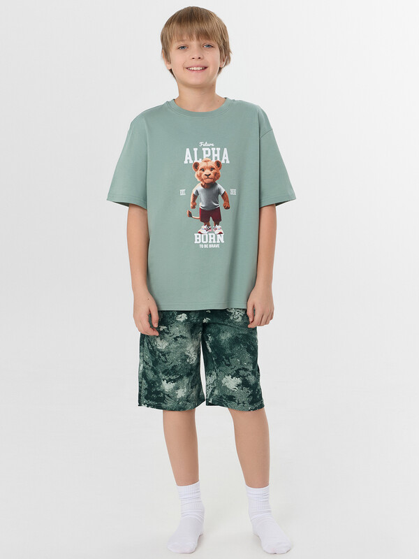 КОМПЛЕКТ ДЛЯ МАЛЬЧИКОВ (ДЖЕМПЕР, ШОРТЫ) 563327