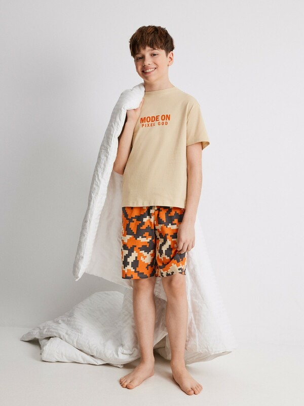 Набор детский для мальчиков ((1)футболка и (2)шорты) Aswa