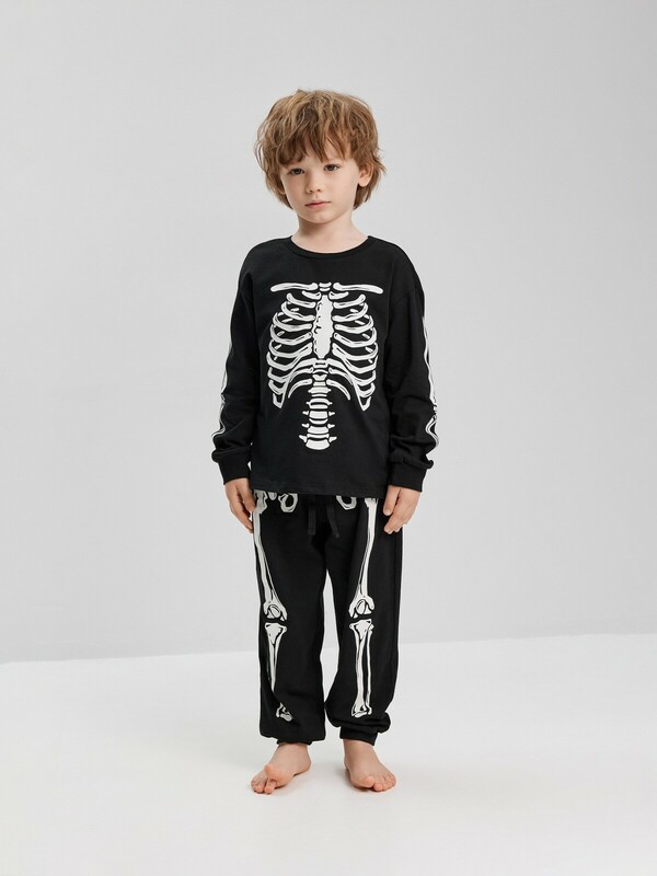 Пижама детская для мальчиков Skeleton