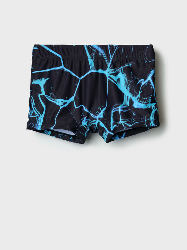 Плавки-шорты трикотажные для мальчиков, средней длины