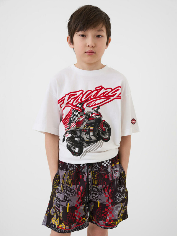 Шорты текстильные плавательные для мальчиков, длинные