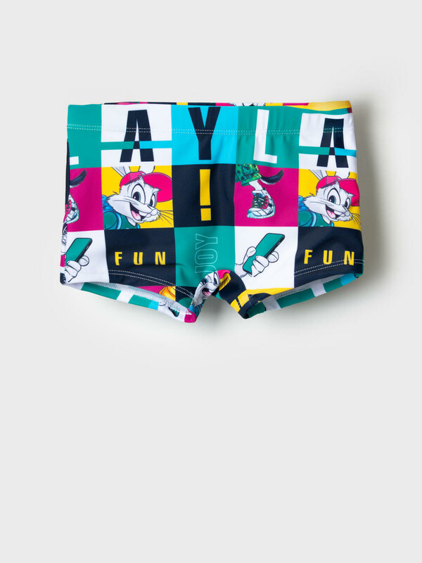 Плавки-шорты трикотажные для мальчиков, короткие