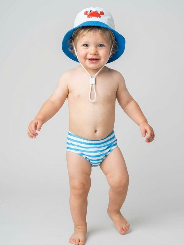 Комплект детский для мальчиков: плавки трикотажные, панама текстильная