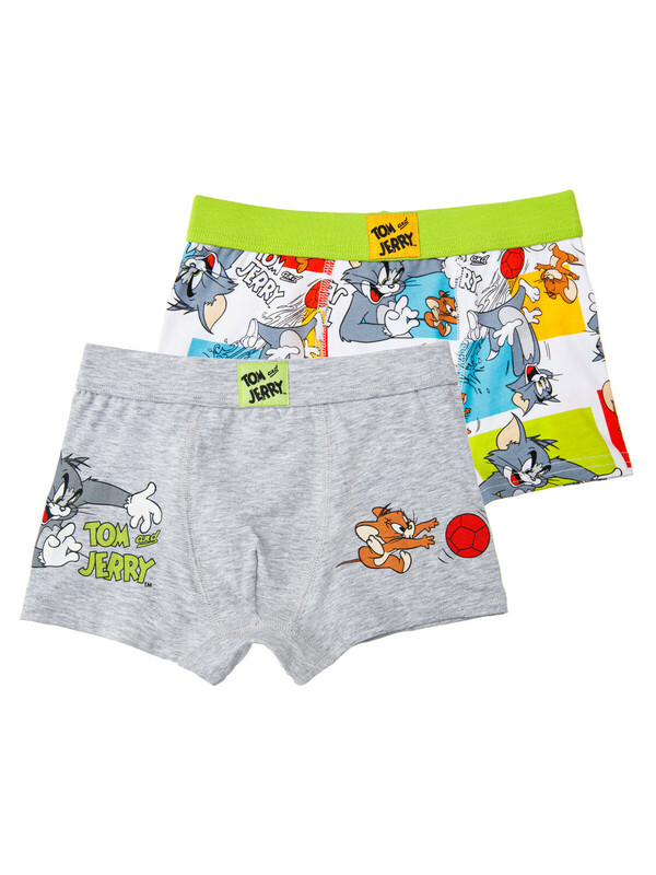 Трусы трикотажные для мальчиков - боксеры, 2 шт в комплекте