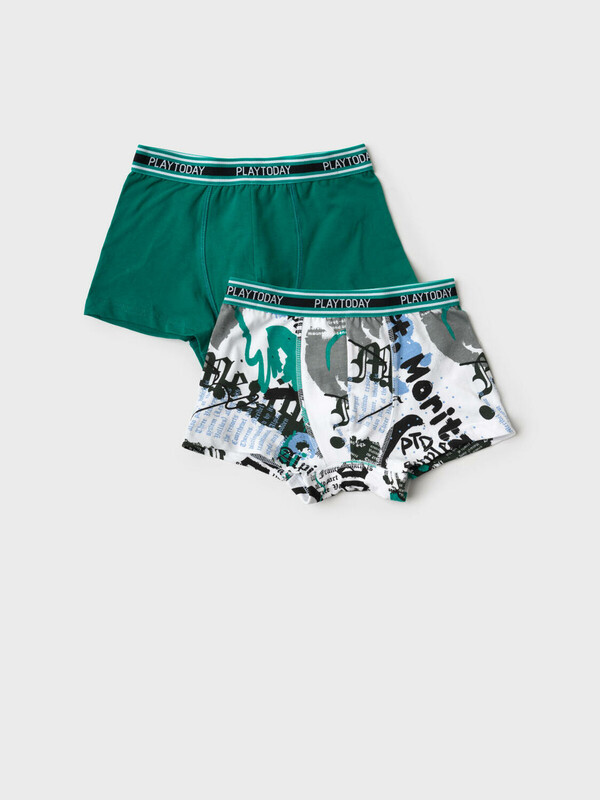 Трусы трикотажные для мальчиков - боксеры, 2 шт в комплекте