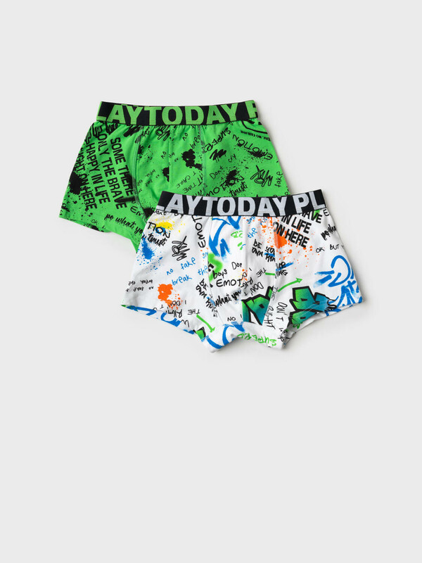 Трусы трикотажные для мальчиков - боксеры, 2 шт в комплекте