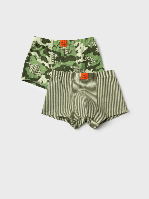 Трусы трикотажные для мальчиков - боксеры, 2 шт в комплекте