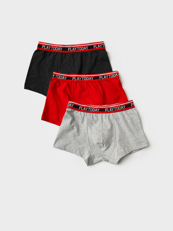 Трусы трикотажные для мальчиков - боксеры, 3 шт в комплекте