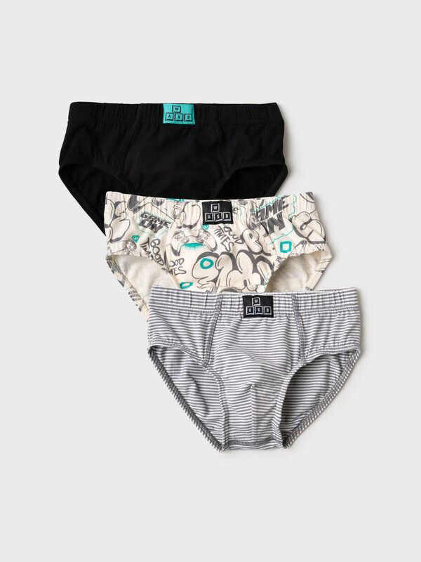 Трусы трикотажные для мальчиков - брифы, 3 шт в комплекте