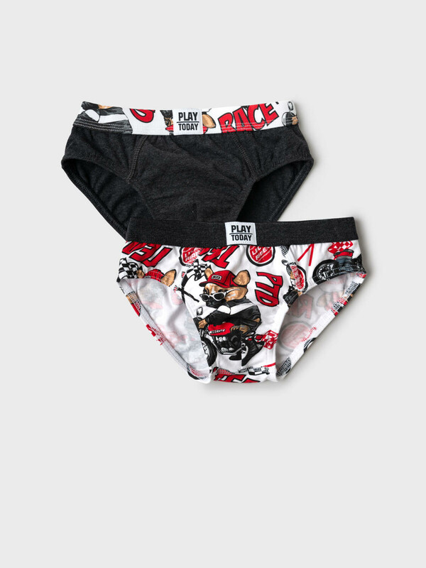 Трусы трикотажные для мальчиков - брифы, 2 шт в комплекте