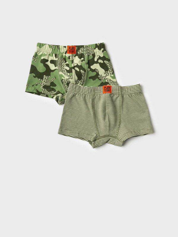 Трусы трикотажные для мальчиков - боксеры, 2 шт в комплекте