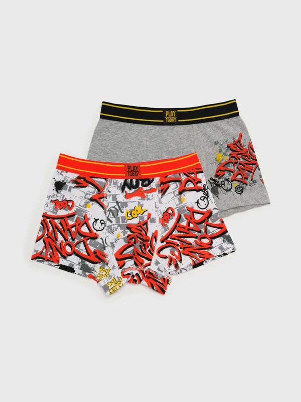 Трусы трикотажные для мальчиков - боксеры, 2 шт в комплекте