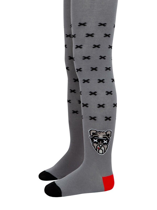 Колготки детские CONTE-KIDS TIP-TOP Хлопковые колготки с рисунком «Bear»