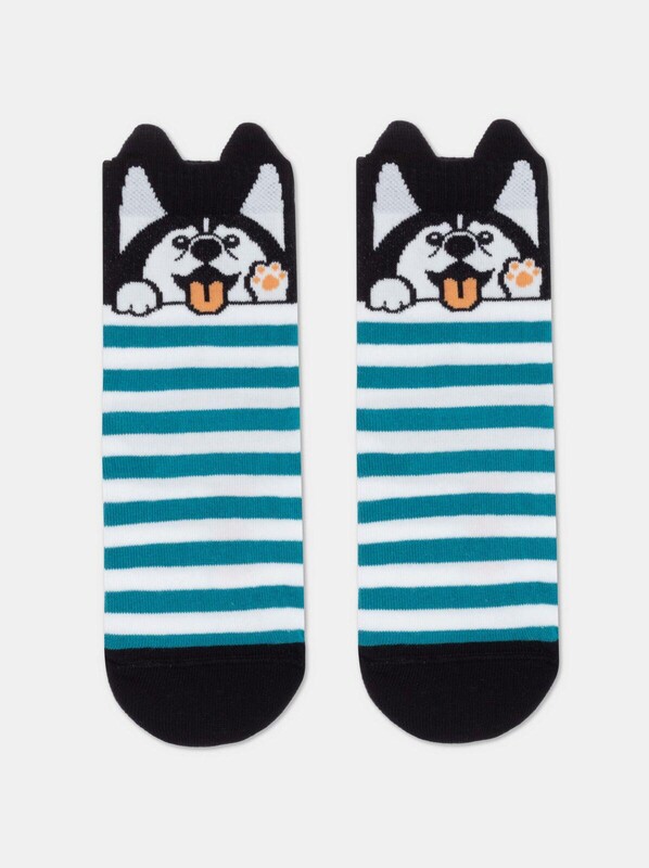 Носки детские CONTE-KIDS TIP-TOP (мордашки) Хлопковые носки 