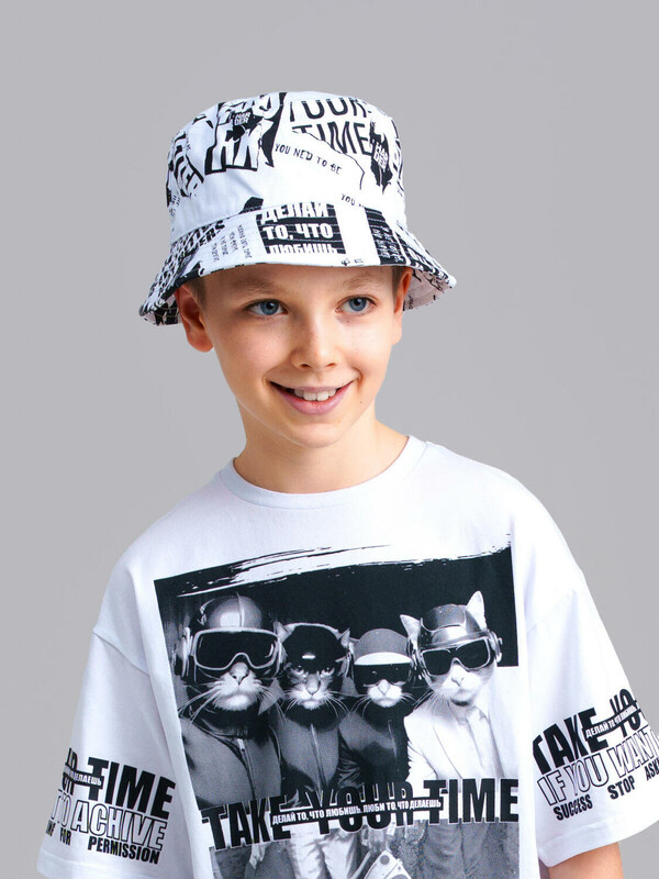 Панама текстильная для мальчиков