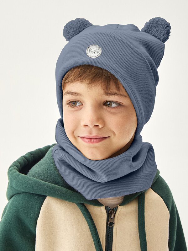 Комплект шапка и снуд 12л22726