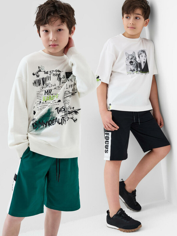 Шорты трикотажные для мальчиков, 2 шт в комплекте