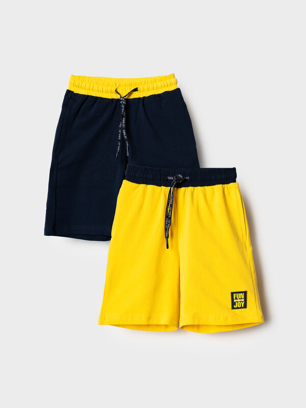 Шорты трикотажные для мальчиков, 2 шт в комплекте