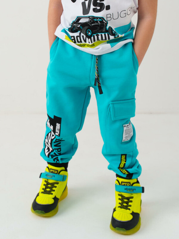 Брюки трикотажные для мальчиков