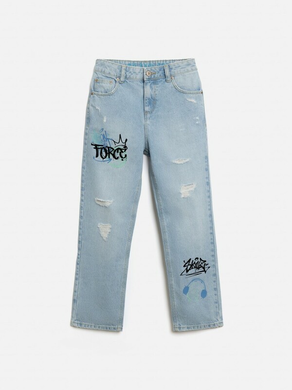 Брюки джинсовые детские для мальчиков Laris