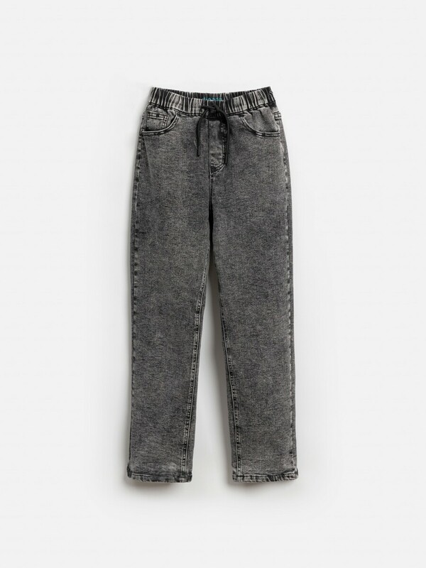 Брюки джинсовые (утепленные) детские для мальчиков Tino