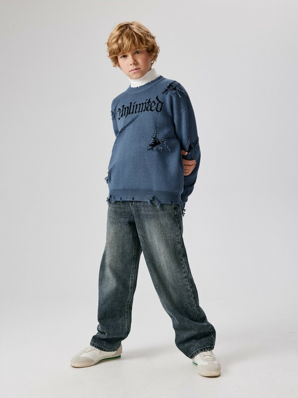 Брюки джинсовые детские для мальчиков Yugan