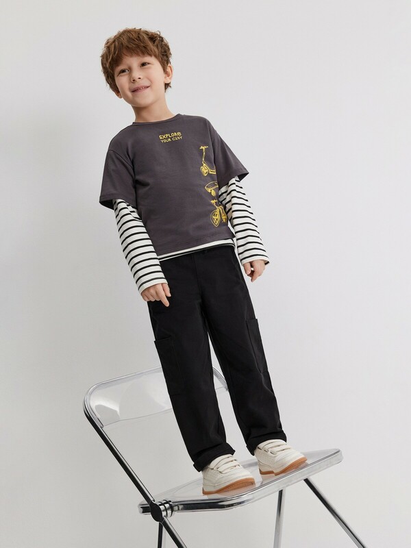 Брюки детские для мальчиков Pao