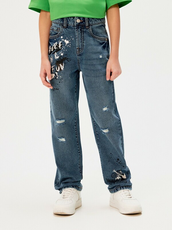 Брюки джинсовые детские для мальчиков Spearow