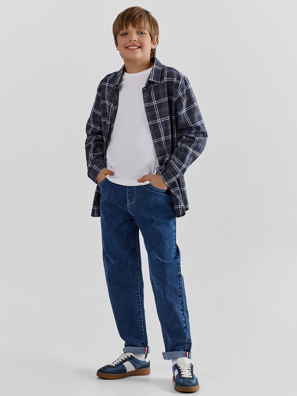 ДЖИНСЫ ДЛЯ МАЛЬЧИКОВ (осенне-зимний ассортимент) 2026-1DTB903-3