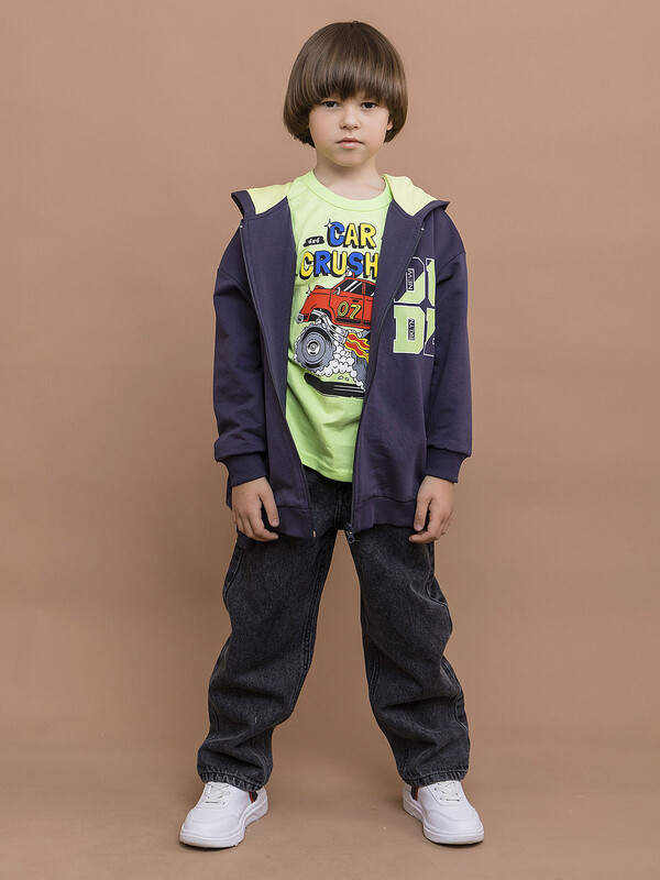 Толстовка на молнии для мальчика (023_ЛС25)