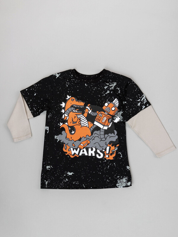 Лонгслив с длинным рукавом для мальчика