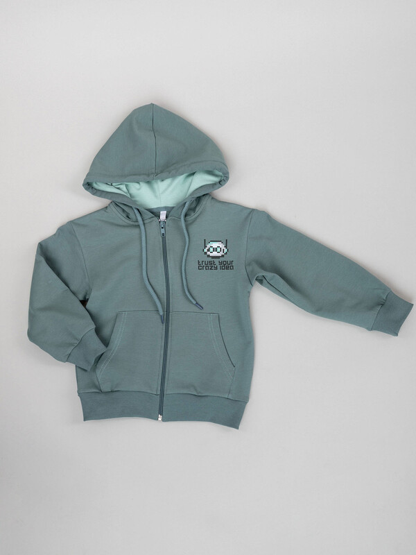 Толстовка на молнии для мальчика