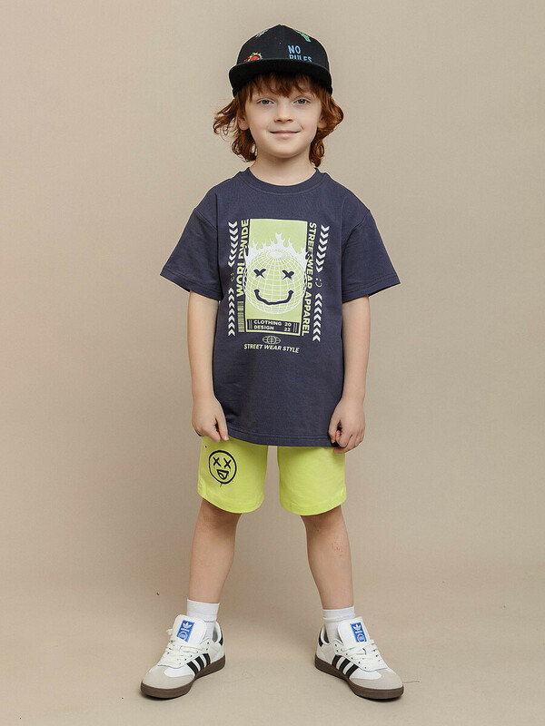 Футболка с коротким рукавом для мальчика (015_ЛС25)