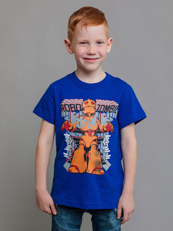 Футболка для мальчика с коротким рукавом (034_БК24)