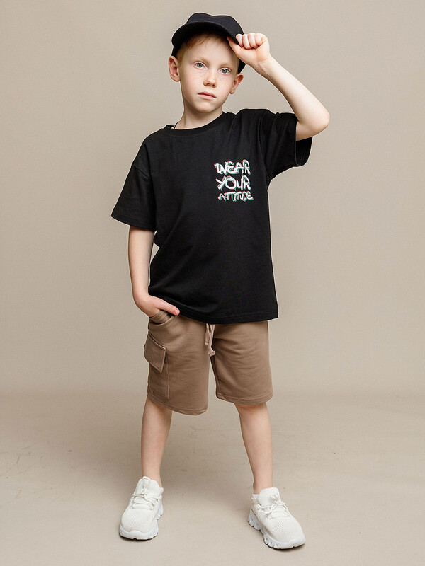 Футболка с коротким рукавом для мальчика (034_ОС24)