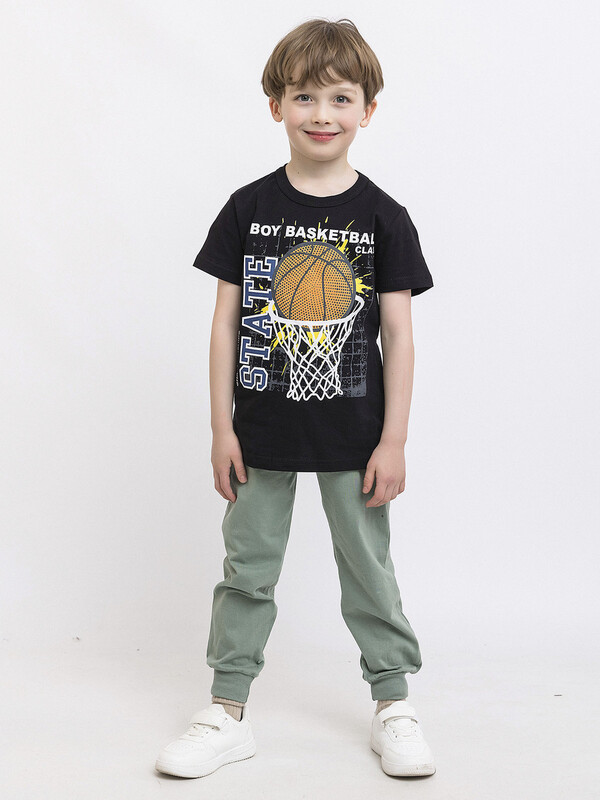 Футболка с коротким рукавом для мальчика (049_БК25)