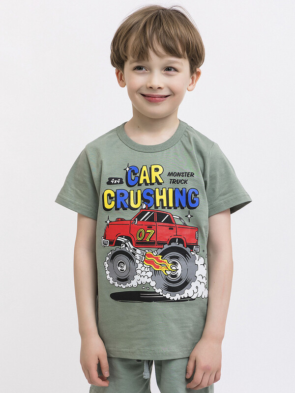 Футболка с коротким рукавом для мальчика (054_БК25)