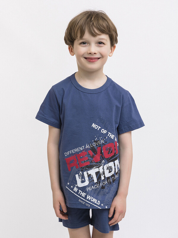 Футболка с коротким рукавом для мальчика (061_БК25)