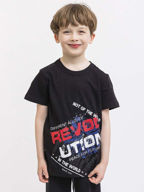 Футболка с коротким рукавом для мальчика (063_БК25)