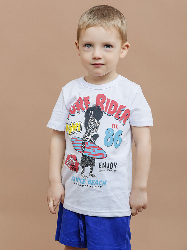 Футболка с коротким рукавом для мальчика (064_БК25)